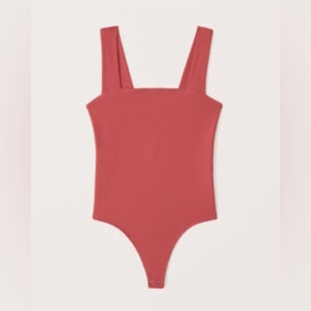 Double-Layered Seamless Squareneck Bodysuit